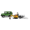 Bruder Land Rover Arazi Aracı Ve Jcb Mini Kazıcı BR02593