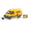 Bruder Mb Sprinter Dhl Kamyonu + Sürücüsü BR02671