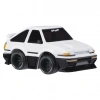 CarTuned JDM Seri 1 1985-87 Sprinter Trueno GT-Apex AE86 - Siyah Beyaz Araba