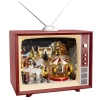 Yılbaşı Dekorasyonu Animasyonlu Vintage Televizyon 38 cm LLM-HDY0157