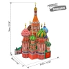 Cubic Fun 214 Parça 3D Puzzle ST. Basils Cathedral