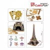 Eyfel kulesi LED 3D Puzzle