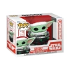 Funko POP Star Wars Holiday Grogu with Santa Hat in Pram