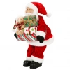 Hediye Paketi Taşıyan Noel Baba Dekoratif Biblo 45 cm