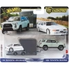 Hot Wheels Premium Team Transport 18 Toyota 4Runner &  Toyota Supra w/Open Trailer HRV37