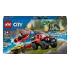 LEGO City 4x4 Kurtarma Botlu İtfaiye Kamyonu 60412