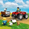 LEGO City Römorklu Kırmızı Çiftlik Traktörü ve Koyun 60461