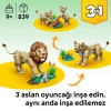 LEGO Creator 3’ü 1 Arada Vahşi Hayvanlar: Görkemli Aslan 31386