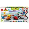 LEGO DUPLO Kasabası F1 Takımı Yarış Arabaları ve Sürücüler 10445