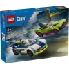 LEGO Police Car and Muscle Car Chase