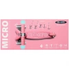 Micro Mini2Grow Deluxe Magic LED 3 Tekerlekli Scooter Pink