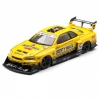 Mini GT 1/64 Nissan LB-ER34 Super Silhouette SKYLINE Sport Yellow