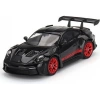 Mini Gt 1/64 Porshe 911 GT3 RS Black With Pyro Red