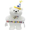 Papyonlu Happy Birthday Peluş Ayı 45 cm