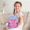 Peluş Kelebekli Mor Anaokulu Çantası