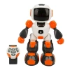 Sesli ve Işıklı Uzaktan Kumandalı Programlanabilir Robot