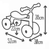 Smoby Rookie Ride On 4 Tekerlekli Bisiklet Pembe