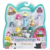 Squish-a-longs 14 Figür + Yüzük Set Seri 2