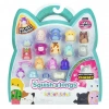 Squish-a-longs 14 Figür + Yüzük Set Seri 2