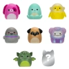 Squish-a-longs 8 Figür + Yüzük Set Seri 2 Asorti