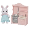 Sylvanian Families Kar Tavşanı Babanın Yemek Pişirme Seti