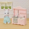 Sylvanian Families Kar Tavşanı Babanın Yemek Pişirme Seti