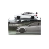 Tarmac Works 1/64 Mercedes-Benz C 63 AMG Coupé Black Series Silver Metallic