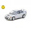 Tarmac Works 1/64 Mitsubishi Lancer GSR Evolution IV Silver with Tarmac Cards