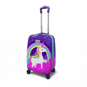 Coral High Gökkuşağı Unicorn Çekçekli Valiz