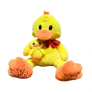 Peluş Yavrulu Ördek 60 cm