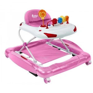Babyhope 219 Tobby Sallanır Yürüteç Pembe