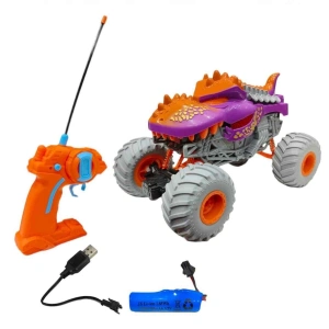 Canavar Temalı Uzaktan Kumandalı Şarjlı Işıklı Arazi Aracı