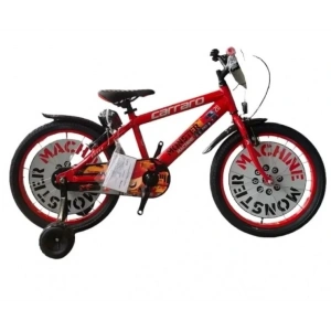 Carraro Monster 20 Jant Alüminyum Çocuk Bisikleti Kırmızı-Gri-Siyah-Kırmızı