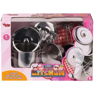 Çelik Tencere Tava Seti 8 Parça