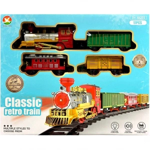 Classic Retro Pilli Tren Seti 17 Parça