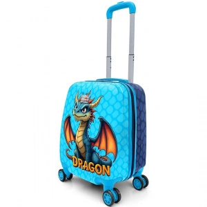 Coral High Kids Dragon Desenli Çocuk Valizi