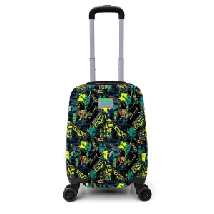 Coral High Kids Nefti Siyah Tamir Seti Desenli Çocuk Valizi 16761