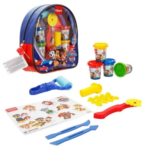 Crafy Sırt Çantalı PAW Patrol Oyun Hamuru Seti 200 gr 18 Parça