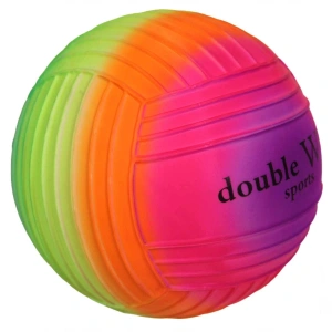 Double W Sports Gökkuşağı Tırtıklı PVC Top 16 cm