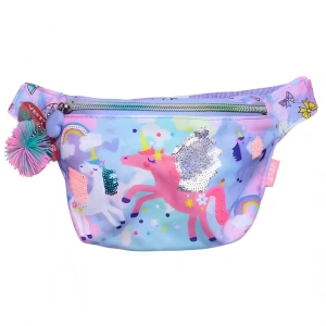 Dream Vest Unicorn Mor Bel Çantası