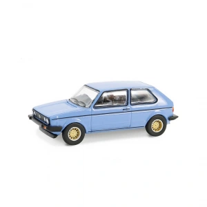 Greenlight 1/64 Club Vee-Dub Series 19- 1982 Volkswagen Golf– Monaco Blue