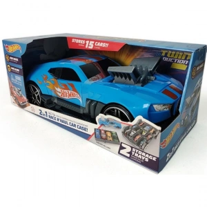 Hot Wheels 2-in-1 Race N Haul Car Storage