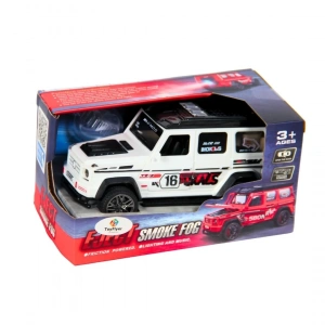 Işıklı Sesli Duman Çıkaran Sürtmeli Spor Jeep BCP-1A