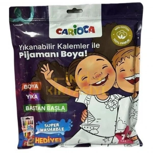 Kalem Hediyeli Boyanabilir Pijama 7-8 Yaş