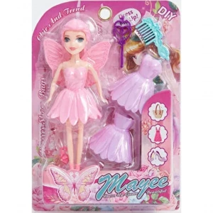 Karteleda Elbiseli Bebek Set