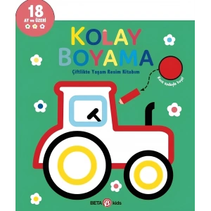 Kolay Boyama Çiflikte Yaşam Resim Kitabım