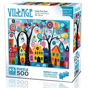 KS Games Candy Tree Town Puzzle 500 Parça