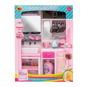 Kutuda 2li Lavabo Ütü Masası Seti