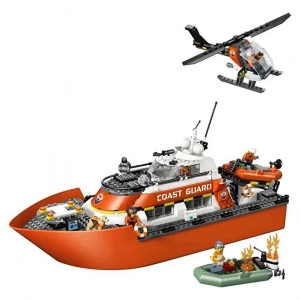 LEGO City Sahil Güvenlik Kurtarma Botu ve Helikopteri 60504