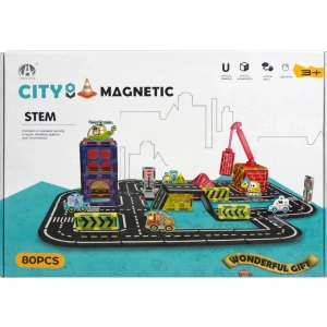 Magnetic Şehir Seti 80 Parça